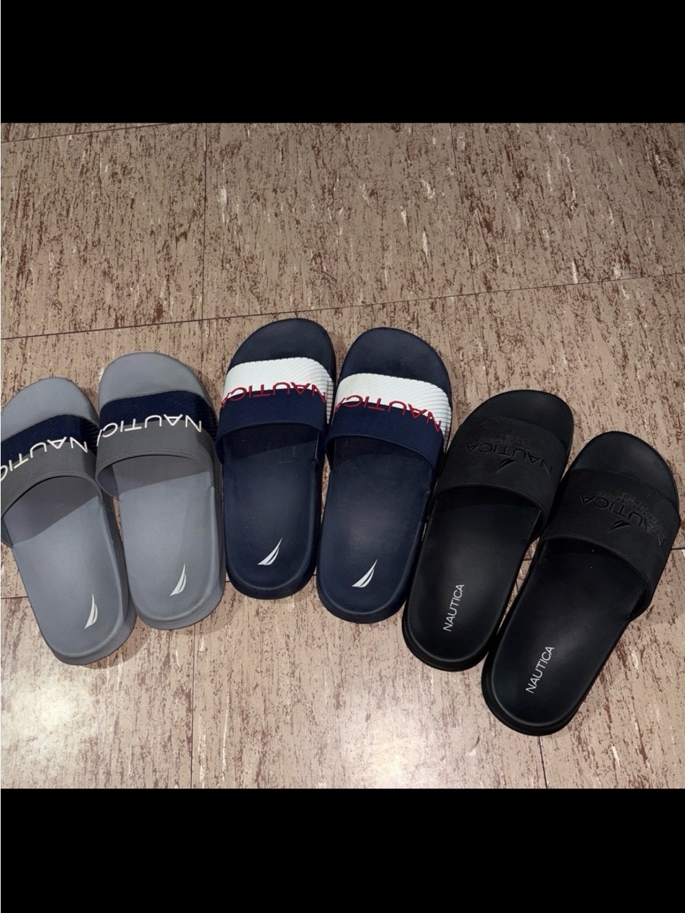 Nautica Men's Slide Sandals - Sporty Comfort